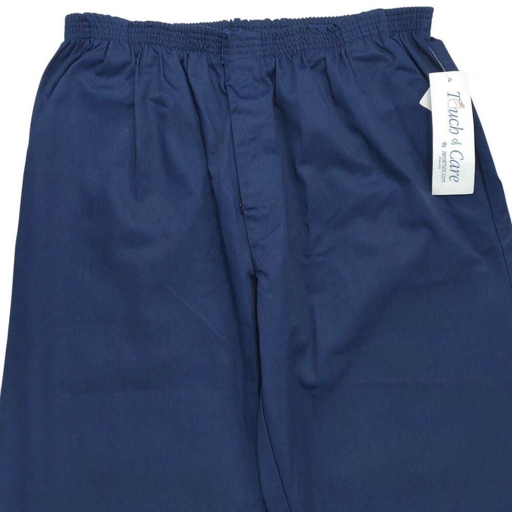 New Touch of Care Unisex Adaptive Elastic Waist Pants Navy Blue Size 2X NWT - Picture 3 of 10